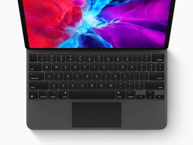 Das neue Magic Keyboard besitzt nun auch ein Trackpad.