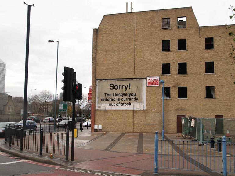 Eine Ecke im Süden von London. Das Bild ist schön älter.