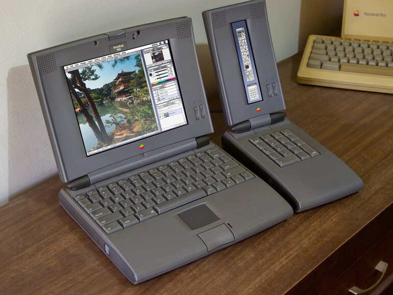 Auch das PowerBook 540c hat mit dem PowerPod einen Begleiter erhalten