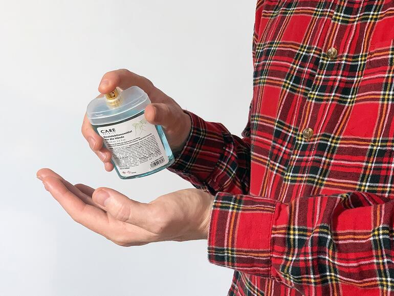 Das ArtwizzCare Desinfektionsmittel wird in Deutschland hergestellt.