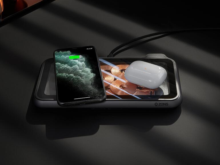 Maximal zwei Geräte können gleichzeitig Strom tanken