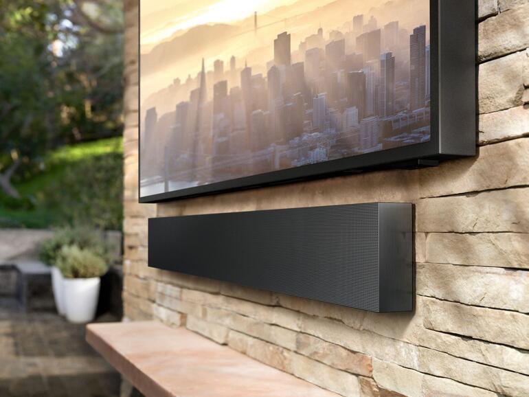 Samsung Terrace und Soundbar
