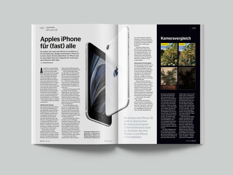 Auf wie viel iPhone muss man verzichten, wenn man zum neuen iPhone SE statt zum iPhone 11 oder gar iPhone 11 Pro greift? Wir haben es ausprobiert.