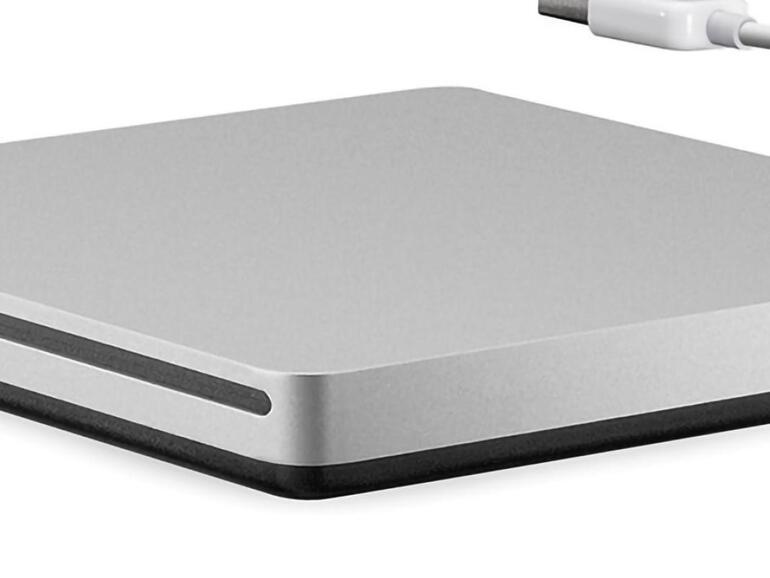 Das USB-SuperDrive von Apple ist nicht kompatibel mit den M-Disks und kann Blu-rays generell weder lesen noch schreiben.
