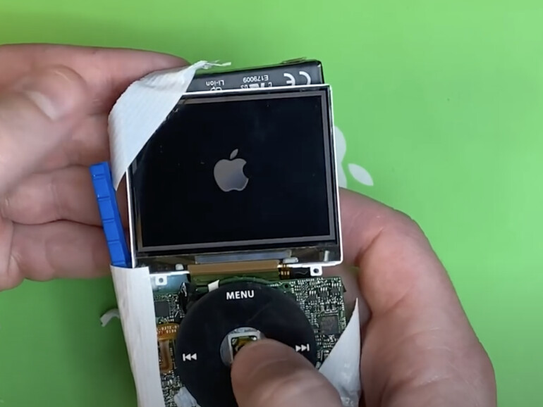 Der frisch operierte iPod Classic