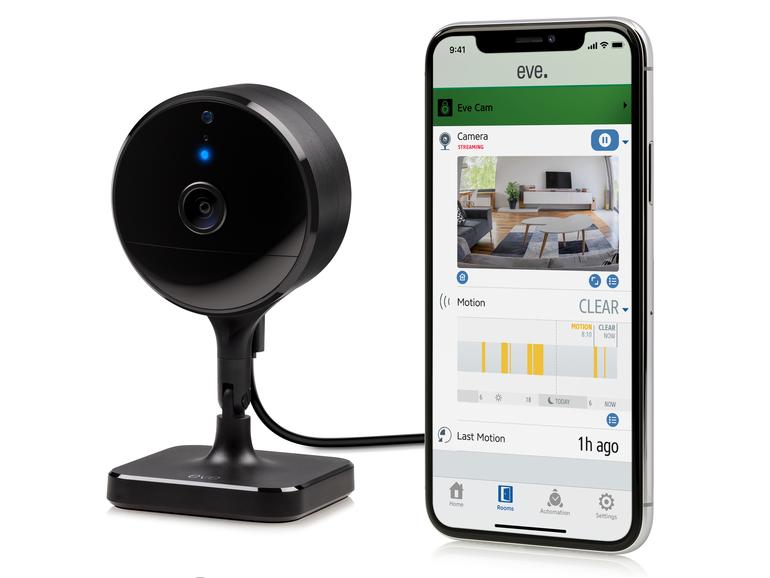 Die Eve Cam erweitert das Portfolio des deutschen HomeKit-Spezialisten Eve um eine Sicherheitskamera.
