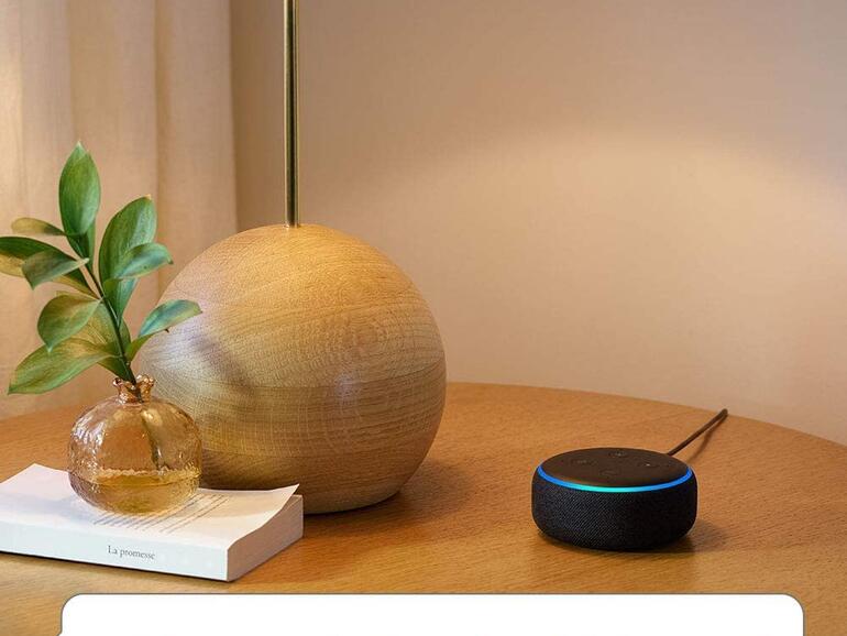 Einen Echo Dot kann man sich jetzt schon zusammen mit einem Music Unlimited-Abo ab 17,98 Euro sichern.