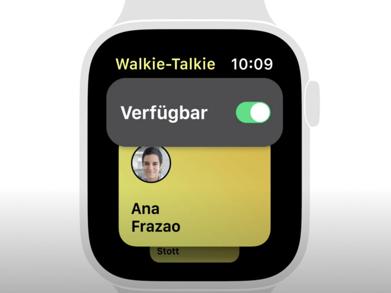 what is walkie talkie on apple watch