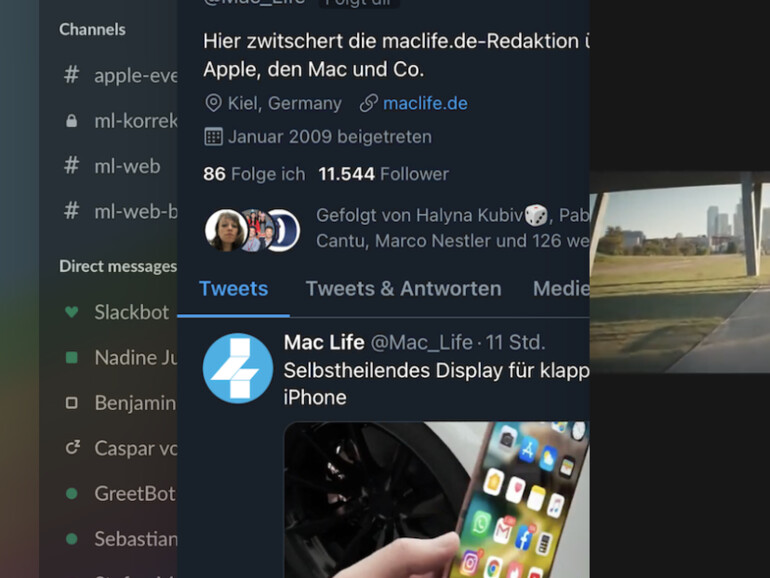 Dann kannst du die App (Safari) verlassen...