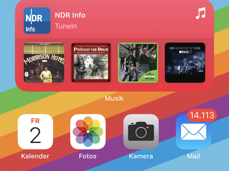 ... oder neu positionieren und weiterschauen.