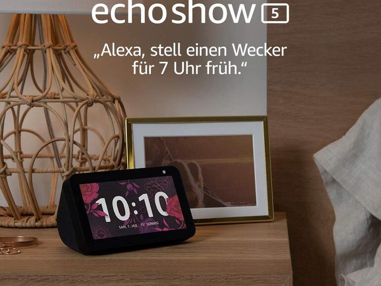 Den Amazon Echo Show 5 gibt es für kurze Zeit für nur 43,86 statt 87,72 Euro.