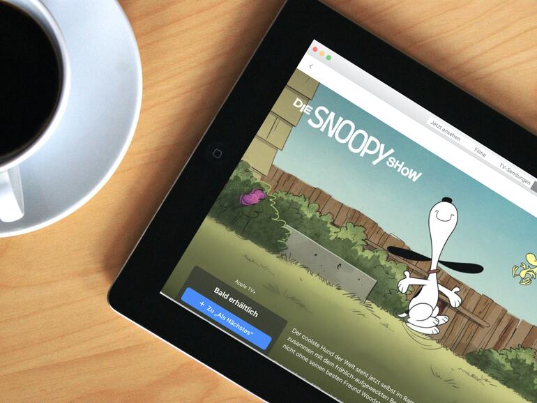 Einige neue Snoopy-Folgen kannst du bereits kostenlos (ohne Apple TV+ Abo) sehen.