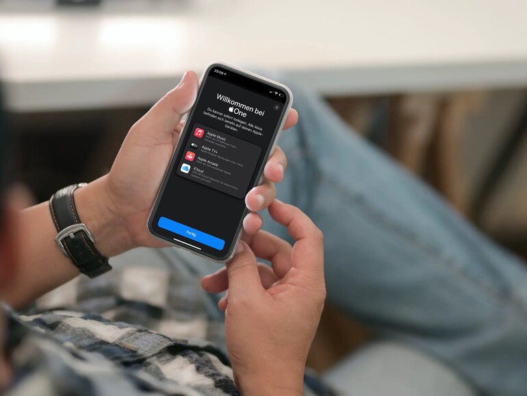 Apples Abo-Bundle vereint die Dienste Apple Music, Apple TV+ sowie Apple Arcade und liefert 50, respektive 200GB iCloud-Speicherplatz dazu.