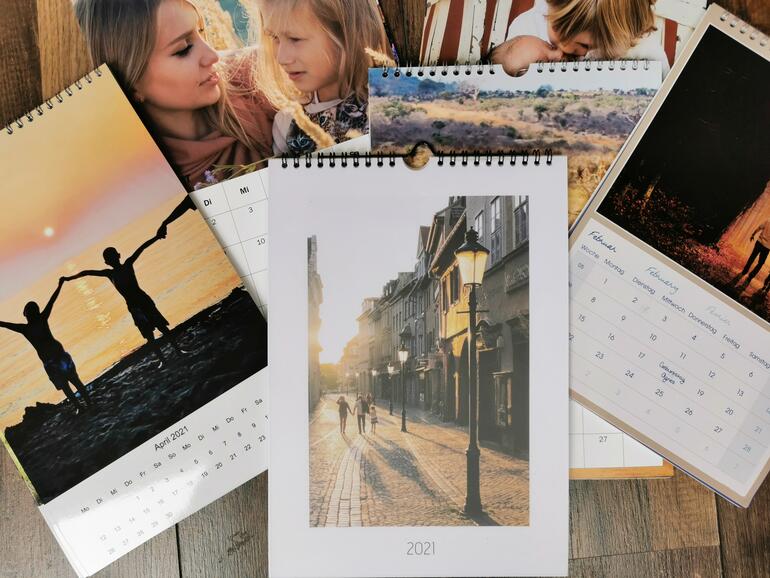 Die Fotokalender im Test.
