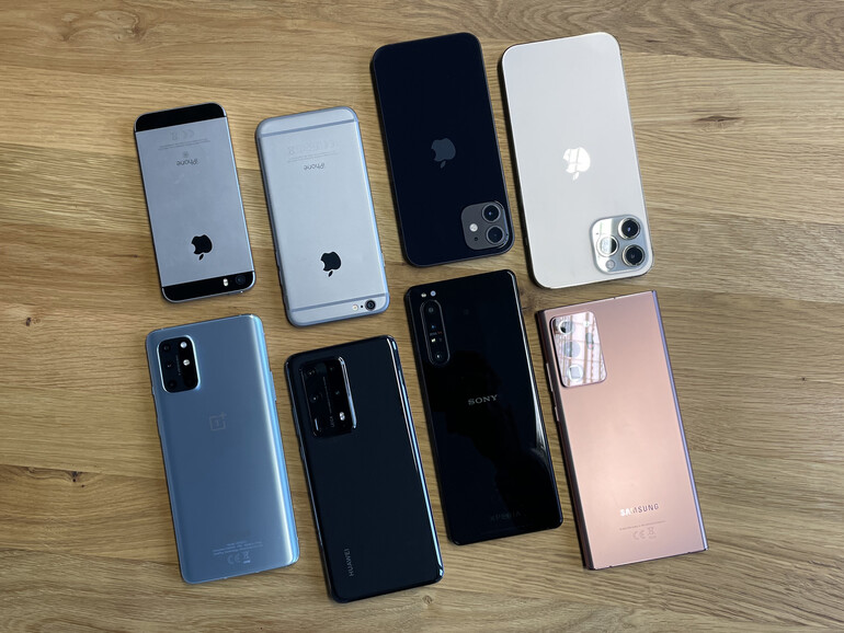 Mit insgesamt acht Telefonen (sechs Top-Modellen und zwei älteren Vergleichs-iPhones) haben wir unseren Kollegen Sven auf Foto-Safari durch Kiel geschickt.