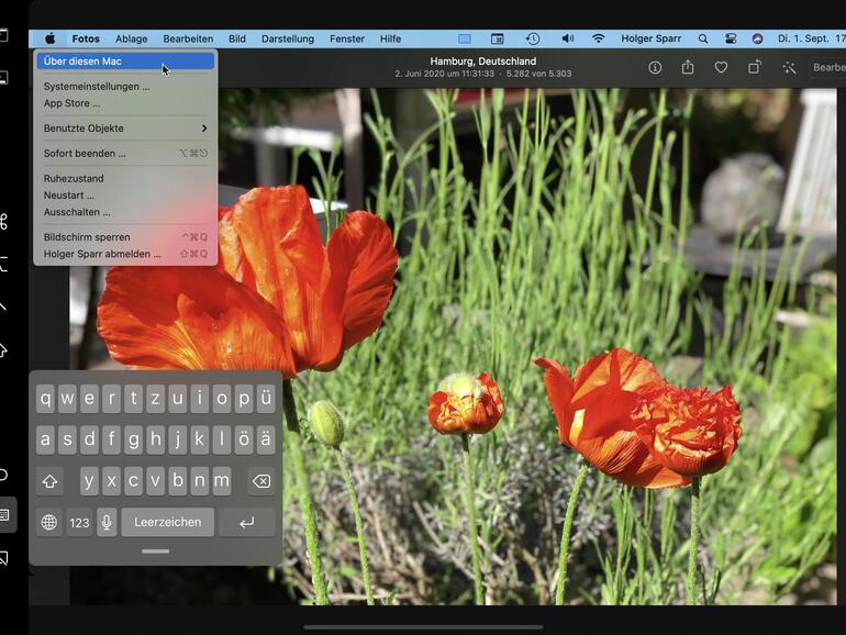 Mit Sidecar lässt sich das iPad als zweiter Bildschirm und Grafiktablett inklusive Stiftbedienung am Mac einsetzen.
