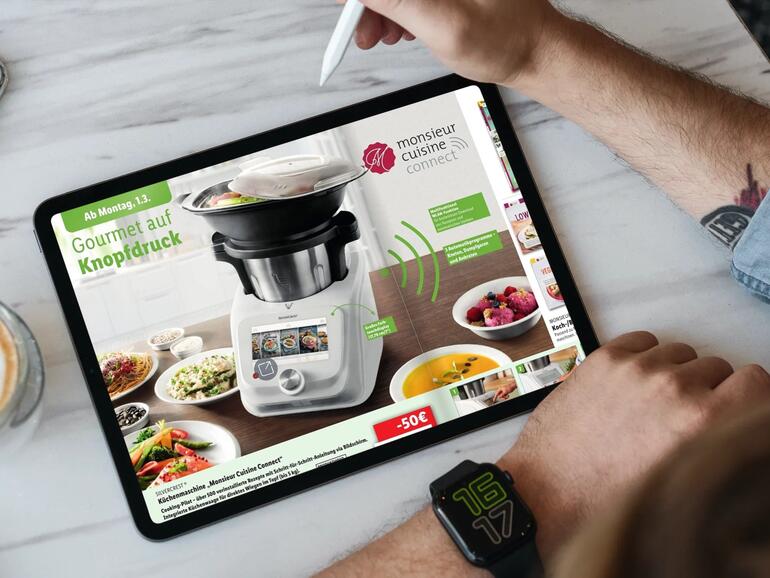 Die SILVERCREST® Monsieur Cuisine Connect »SKMC 1200 E5 ist bald wieder verfügbar.