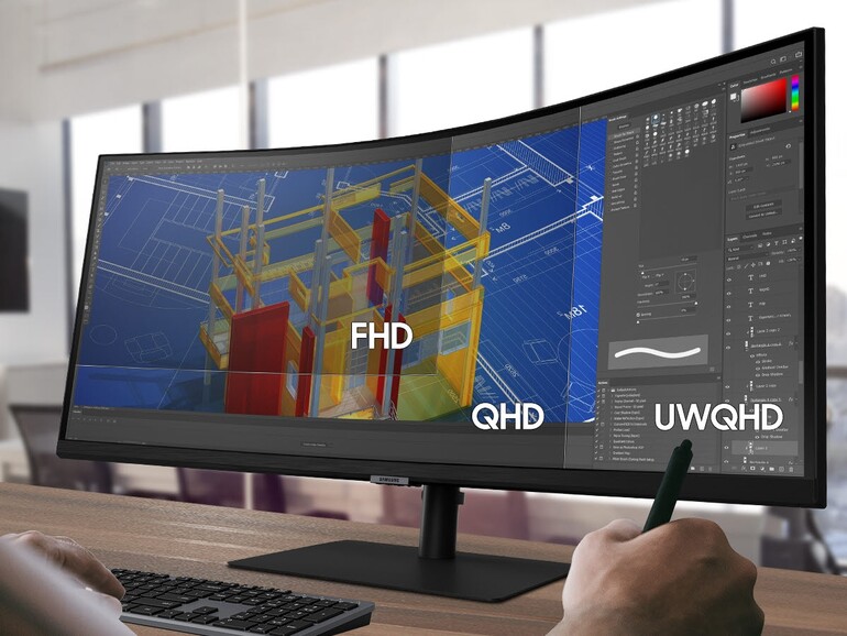 Samsung S34A650 - Auflösungsvergleich