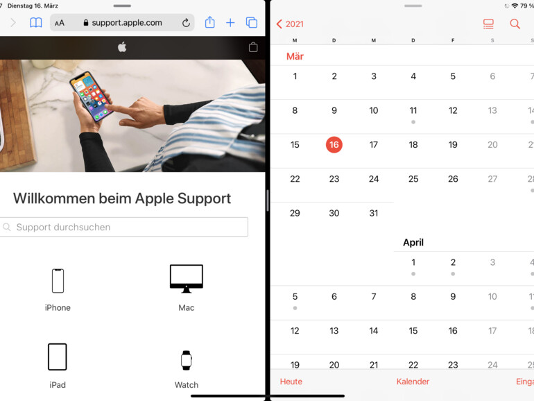 Das parallele Nutzen von zwei Apps ist auf dem iPad leicht möglich – wenn man weiß, wie.
