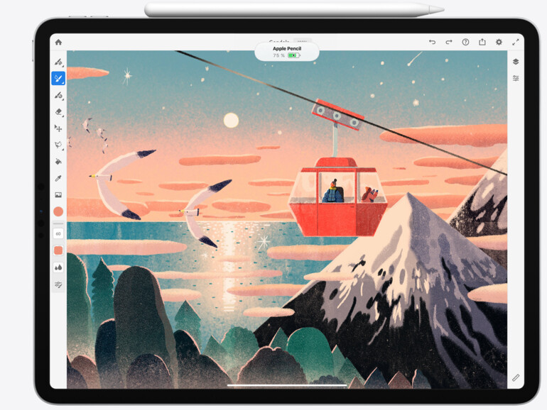 Adobe Fresko auf dem iPad Pro