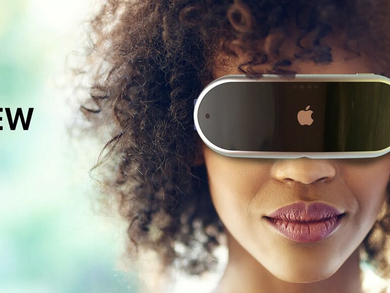 Mockup Apple VR-Brille
