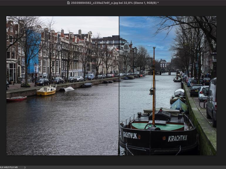 Ergebnis mit Photoshop 2021