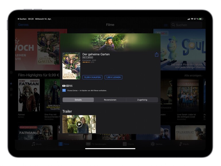 iTunes Movie Mittwoch: Der geheime Garten