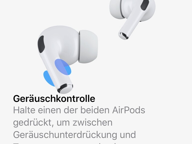 Die AirPods und AirPods pro können nur in rudimentären Funktionen direkt am Gerät bedient werden. Lautstärke verändern? Das geht nur am iPhone oder mit Siri.