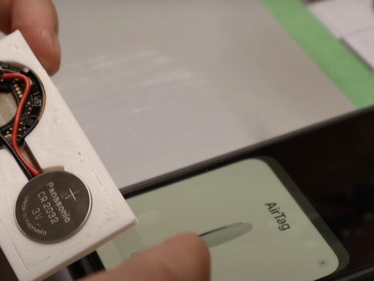 Modifizierter AirTag