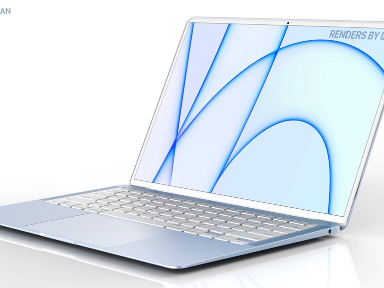 So könnte das blaue MacBook aussehen