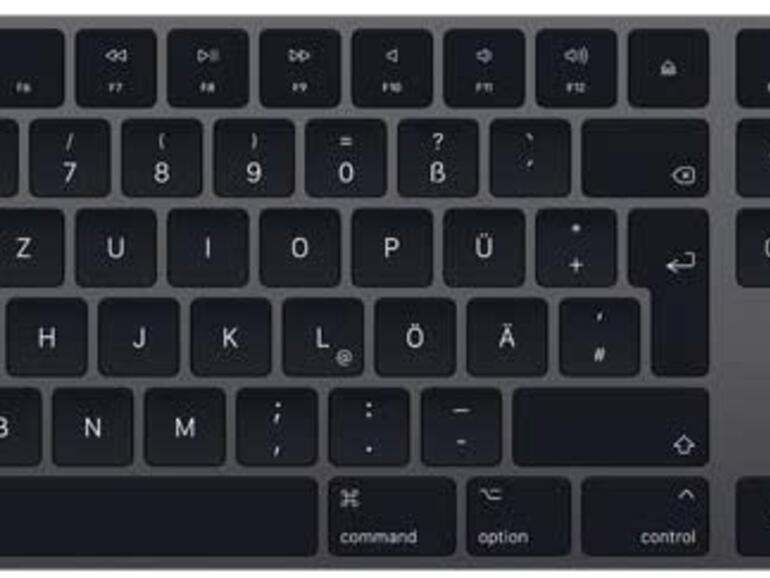 Magic Keyboard mit Ziffernblatt