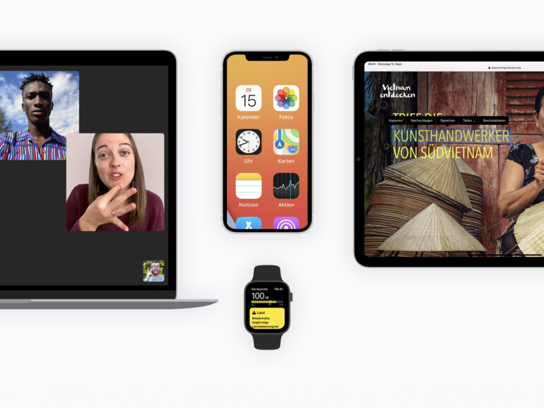 Bedienungshilfen in iOS 14