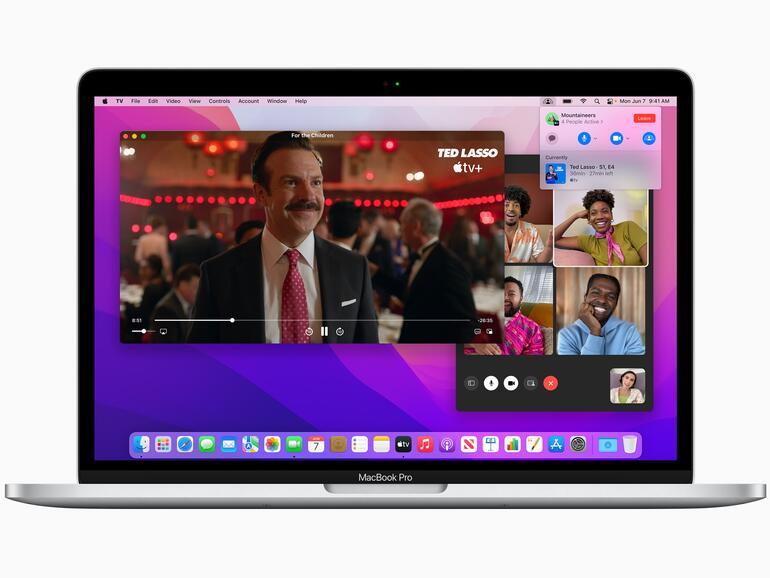 FaceTime erhält eine neue Übersicht und das einfache gemeinsame Abspielen von Medien per SharePlay-Funktion.