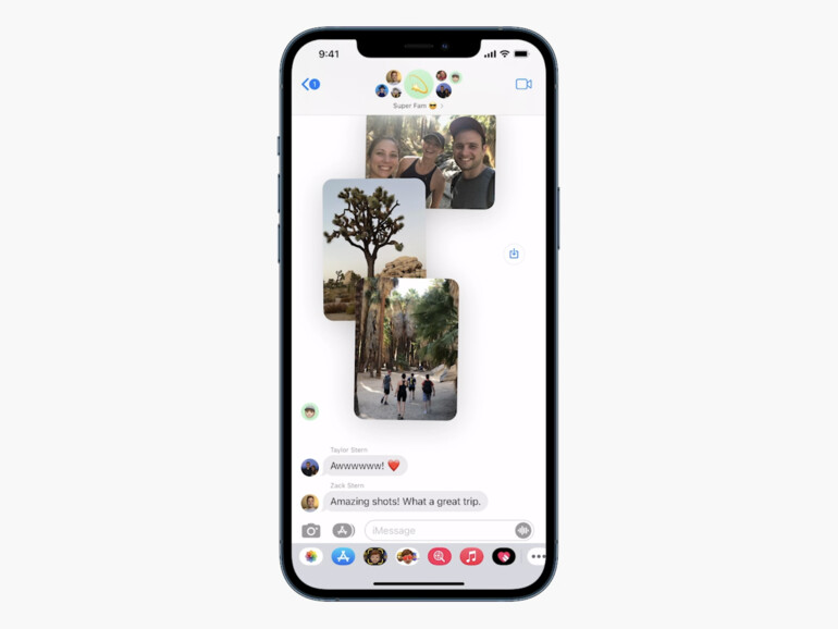 iMessage bekommt neue Ansichten für Inhalte