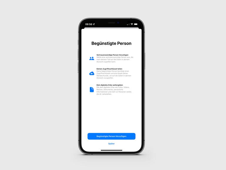 iOS 15: Digitaler Nachlass