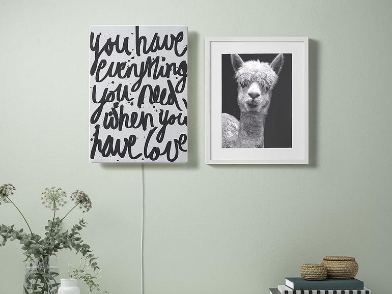 SYMFONISK Rahmen mit SPruch