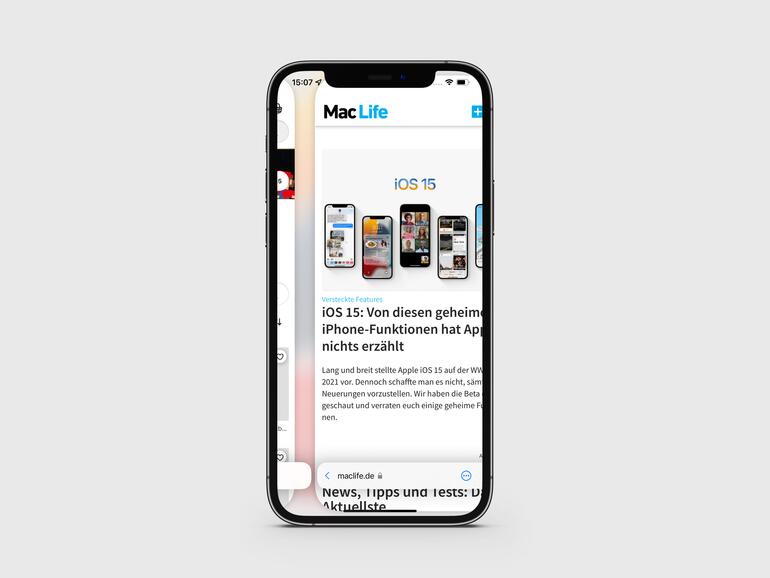 Schneller Tabwechsel in Safari