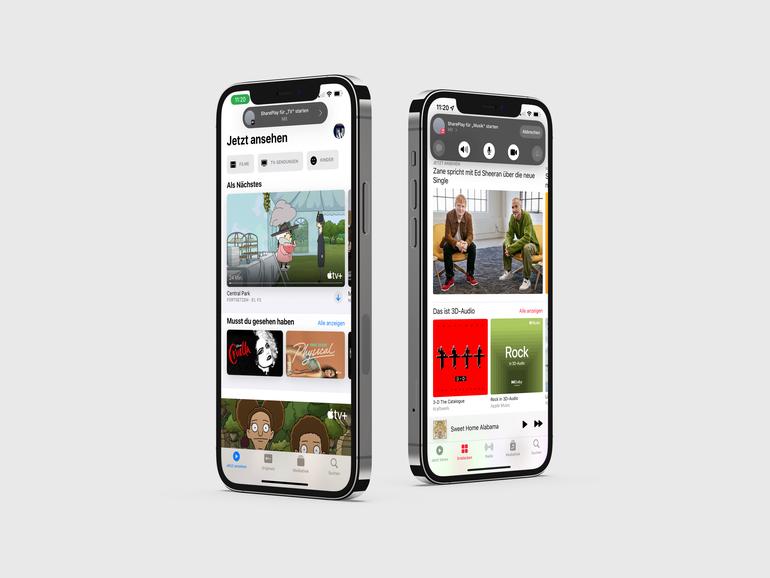 Apple hat mit der zweiten Beta zu iOS 15 SharePlay freigeschaltet