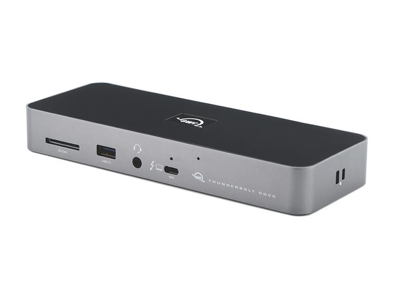 Dock: Auch wenn inzwischen viel kabellos funktioniert, werden noch immer Buchsen benötigt, so wie sie das neue Thunderbolt-4-Dock von OWC bietet.