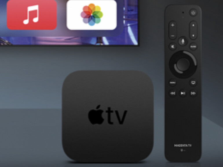 Apple TV mit neuer Fernbedienung