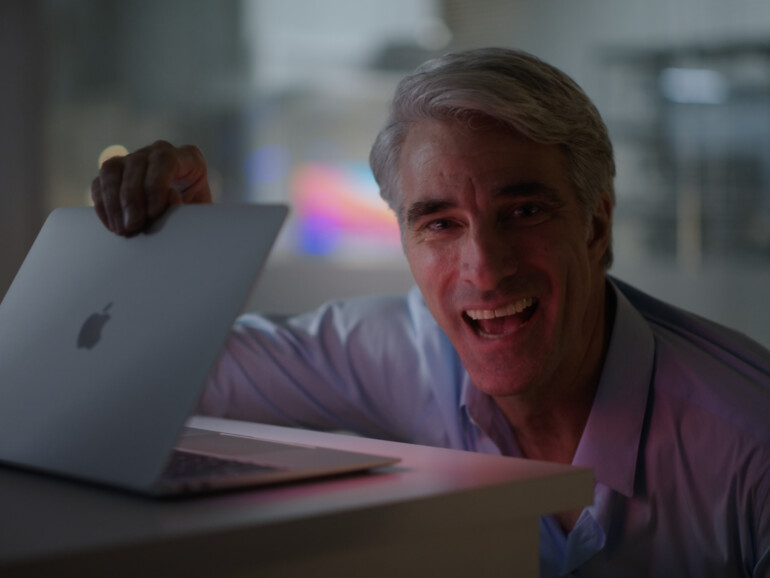 Craig Federighi stellt die neuen Macs mit M1-Chip vor