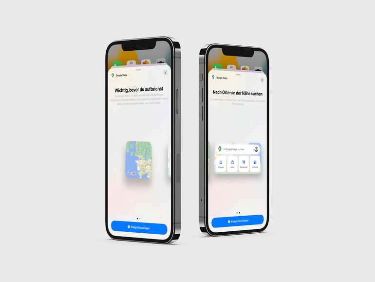 Google Maps erhält Widgets