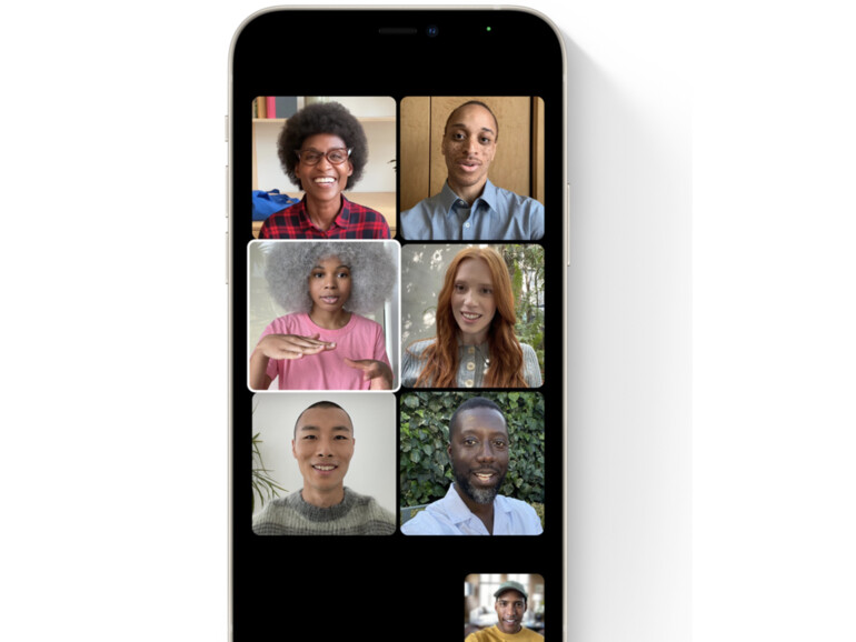 FaceTime in iOS 15 bietet eine neue Ansicht
