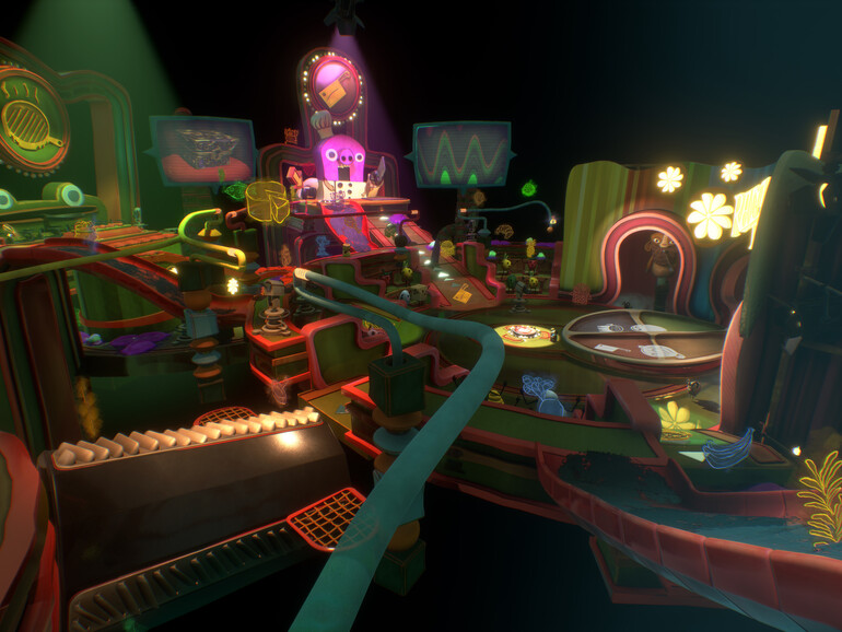 In Psychonauts 2 trittst du unter anderem in einer ganz besonders schrägen Kochshow auf.