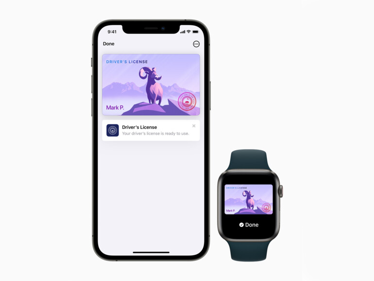 Ab iOS 15 kann die Wallet-App auch den Führerschein sichern
