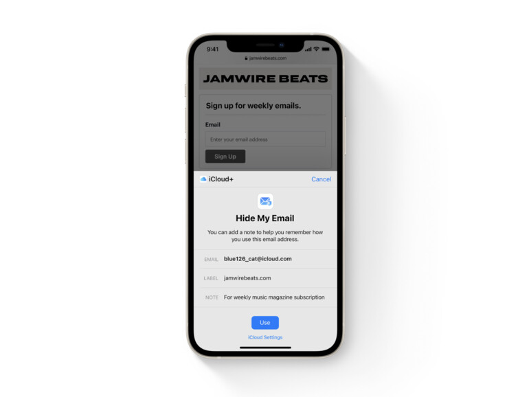 iCloud+ lässt dich deine echte E-Mail-Adresse verbergen