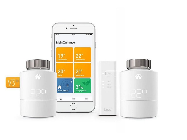Tado Smart Home Starter Kit V3+ jetzt 197 statt 210 Euro.