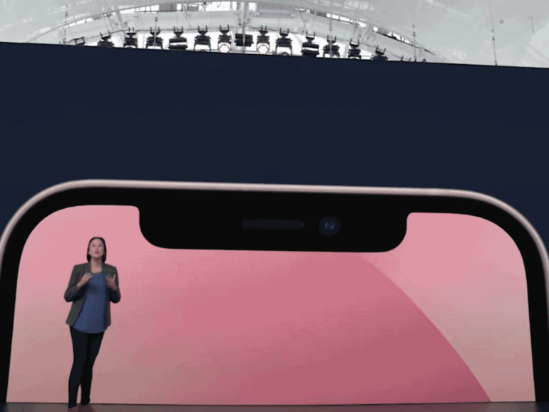 Geschrumpfte Notch: Ein GIF sagt bekanntlich mehr als 1000 Worte.