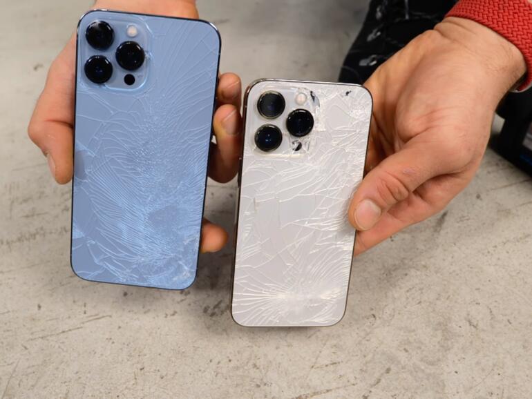 iPhone 13 Pro im Falltest