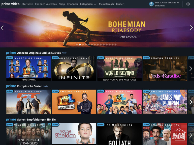 Amazon Prime Video: Neuheiten im Oktober 2021